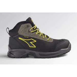 DIADORA UTILITY-701,177650-C2815/46 Zapato de alta seguridad impermeable negro/gris acero termoaislado en nobuk extraíble italiano le - Product Image 1