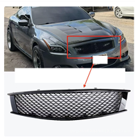 Grille de calandre MRD G37 pour Infiniti G37 Coupé G37 Sedan 2008-2013 Grille en plastique G37 2DR 4DR Look carbone noir