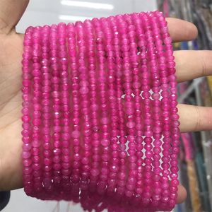 3*4 мм граненый натуральный камень незакрепленный Драгоценный Камень <span class=keywords><strong>Rondelle</strong></span> бусины аметист бирюзовый агат кварцевые бусины для изготовления браслетов ожерелье - Product Image 6