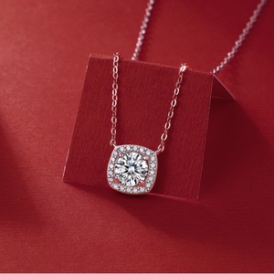 Venta directa de joyas de oro para mujer, regalo versátil de plata S, collar cultivado IGI de nicho de gama alta - Product Image 4