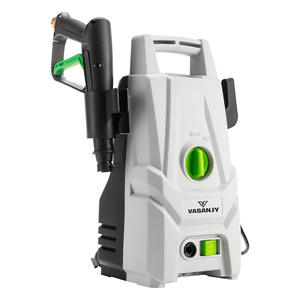 Lavadora de Autos Eléctrica de Aluminio de 1400W, Máquina de Limpieza Portátil, Pistola de <span class=keywords><strong>Agua</strong></span> de Alta Presión de 100 Bares, Monstruo Verde Pequeño - Product Image 1