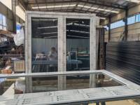 China Factory UPVC PVC 3 Paneele doppelt getöntes reflektieren des Glass chiebe fenster mit Bildschirm