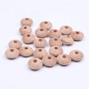 Cuentas <span class=keywords><strong>de</strong></span> madera redondas <span class=keywords><strong>de</strong></span> 15x8mm, accesorios <span class=keywords><strong>de</strong></span> joyería respetuosos con el medio ambiente - Product Image 5