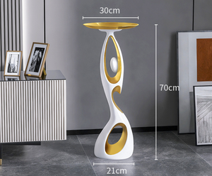 Luce di lusso moderno grande pavimento decorazione di atterraggio soggiorno decorazione figura vassoio statua arredamento per soggiorno - Product Image 4
