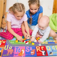 Tapis de sol de luxe au design moderne personnalisé, tapis décoratif durable, tapis imprimé pour enfants, tapis de jeu pour enfants
