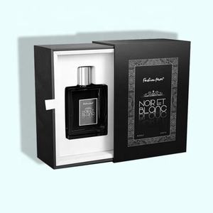 Boîte rigide coulissante carrée de luxe haut de gamme, personnalisable avec logo, étanche, écologique, en papier d'art, pour cosmétiques et parfums, avec pelliculage mat - Product Image 4