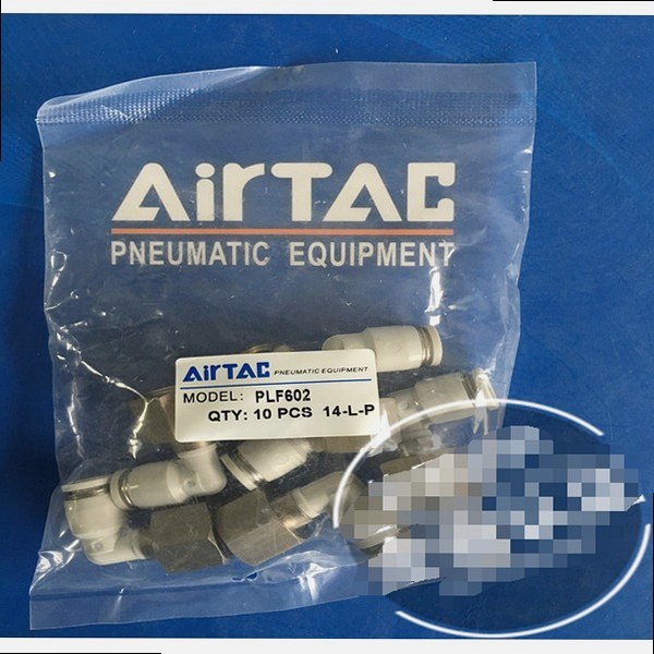 PLF602 Pneumatic Push-In Fitting for Compressed Air Tubing Connection