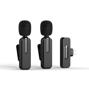 Chuyên nghiệp không dây ve áo microphone lavalier <span class=keywords><strong>mic</strong></span> cho Facebook dòng sống & phỏng vấn tương thích Android iPhone <span class=keywords><strong>PC</strong></span> máy ảnh - Product Image 6