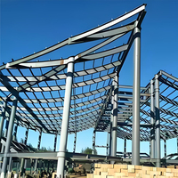 Estructura de Acero para Cancha de Fútbol Sala Interior, Pista de Práctica de Fútbol, Cancha de Tenis para Instalaciones Deportivas Comerciales