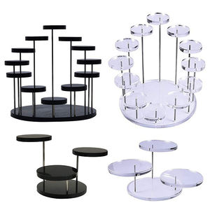 Soporte de exhibición de anillos acrílicos S273 al por mayor, soportes redondos y cuadrados para pasteles y dulces - Product Image 4