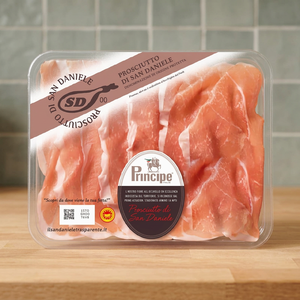 Jamón de Cerdo Principe San Daniele Italiano, el Má<span class=keywords><strong>s</strong></span> Vendido, Refrigerado, Sin Gluten, Sin Alérgenos, en Rodajas, 100g - Product Image 2