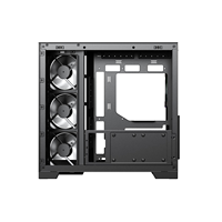 Boîtier d'ordinateur de bureau ATX de jeu personnalisé OEM de haute qualité, verre trempé tour moyenne, armoire d'ordinateur PC personnalisée