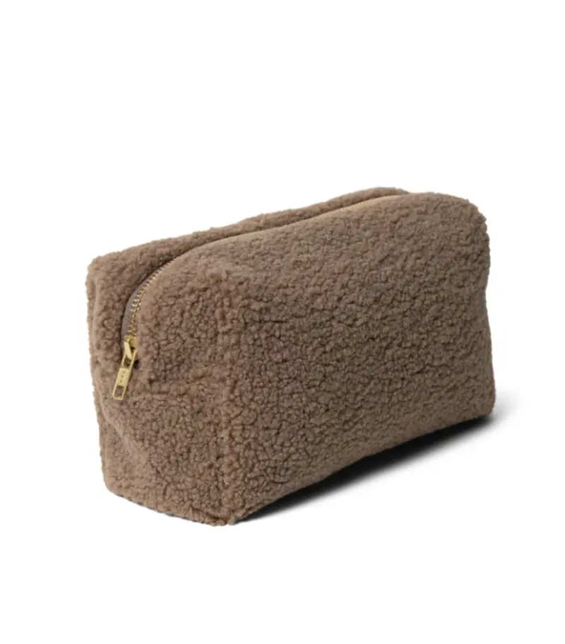 Hot Koop Leuke Vrouwen Clutch Make Pouch Teddy Harige Portemonnee Kleine Pluche Make