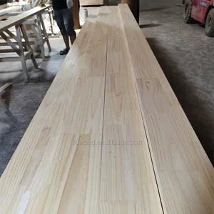 Tableros de madera dura con acabado de tamaño personalizado, tableros de madera maciza de pino