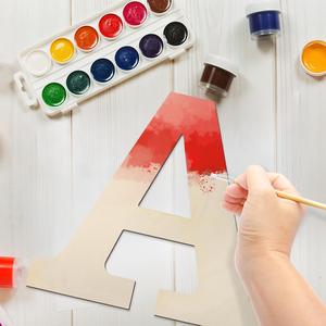 Letras de Madera para Decoración del Hogar, Alfabeto de Madera de la A a la Z, Números, Letras Decorativas para Pared - Product Image 4