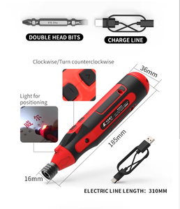 Destornillador Eléctrico de Carga Rápida, Funcionamiento con Batería de Litio Inalámbrica para Trabajos de Reparación <span class=keywords><strong>Urgentes</strong></span> - Product Image 2