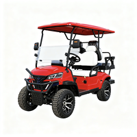 Scooter électrique à 4 roues de loisir pour passagers 60V 5000W avec toit Voiturette de golf électrique Quadricycle