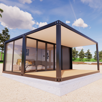 Maisons modulaires détachables de 40 pieds, préfabriquées, mobiles, hôtels, maisons de jardin, hôtels, stations balnéaires, conteneurs pour hôtel de plage