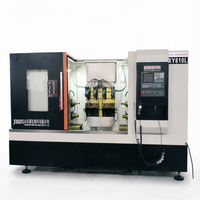 Machine de fraisage et de centrage verticale CNC XY810 à banc monobloc pour un élimination de copeaux fluide et le traitement de petits arbres