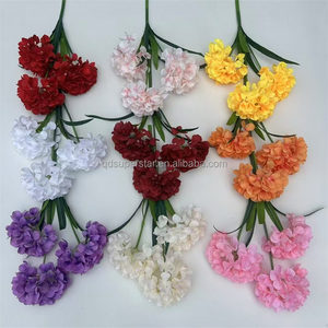 Flores Decorativas para Boda L-728, Nuevo Diseño, 3 Cabezas de Hortensia, Tela Floral, Hortensias Blancas como la Nieve, Flores Artificiales para Boda - Product Image 5