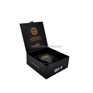 High End Custom Color Black Foam Insert Rigid Paper Cardboard Luxury Electronic Product Gift Magnetic Earphone Box Packaging