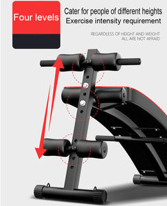 Commercial Adjustable Workout Equipment Weight Gym <strong>Sit</strong> <strong>up</strong> AB Bench Abdominal Bench Push Plate Weight Bench - Product Image 5
