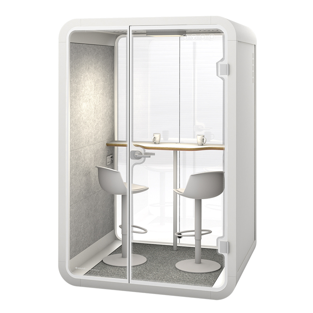 Small Soundproof Booth 60% Sound Absorbing Material Single Person Work Soundproof Cabin Acoustic Cabinet Low Noise Soundbox