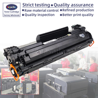 Cartouche de toner noire CE285A 285A 285 85A universelle avec puce compatible pour imprimante laser HP, qualité supérieure chinoise