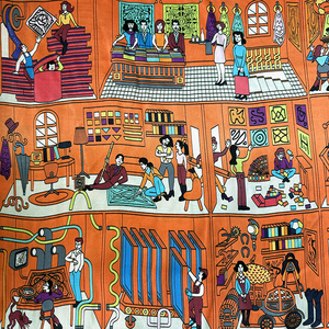 100% <span class=keywords><strong>soie</strong></span> basse quantité minimale <span class=keywords><strong>de</strong></span> commande conception personnalisée 16mm Momme naturel luxe <span class=keywords><strong>mûrier</strong></span> <span class=keywords><strong>soie</strong></span> impression numérique Orange motif abstrait <span class=keywords><strong>au</strong></span> <span class=keywords><strong>mètre</strong></span> - Product Image 6