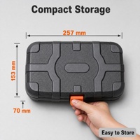 Coffret d'outils manuels multifonctionnels 9 pièces en acier au carbone le plus populaire, marteau à griffes, pour réparation DIY, avec étui rigide, OEM
