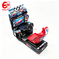 Simulateur de course d'intérieur, borne d'arcade à monnayeur, 32 pouces HD, multi-joueur, pour centre commercial et FEC, personnalisable, direct usine