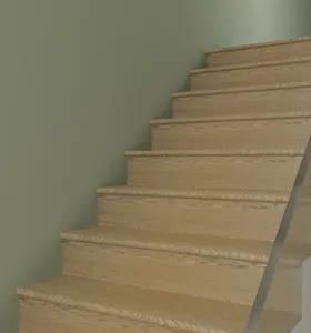Shiny Finish Thickness Matt Non-Slip A Grade Stair Treads MDF Step Riser Tiles