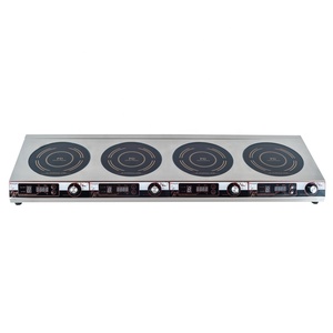 Custom 220V Acero inoxidable 4 quemadores Mejor portátil 3500W Placa de inducción China 3.5kw Cocina de inducción eléctrica 3500W Ih - Product Image 6