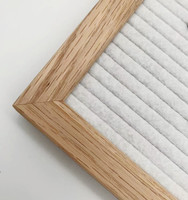 Cadre en bois massif de chêne blanc 10x10 pouces, artisanat fait à la main, panneau de lettres en feutre pour les décors de maison, artisanat d'art, vente en gros