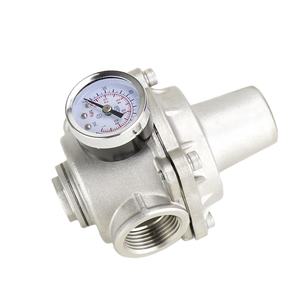 Katup Kontrol Tekanan Manual Stainless Steel 304/316 BSP NPT yang Dapat Disesuaikan, Katup Pengurang dan Pengatur Tekanan Air - Product Image 2