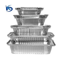Personnalisé Offre Spéciale jetables conteneur à emporter voir à travers 3-partie en aluminium contenant en aluminium ronde plateau de nourriture avec couvercle en plastique