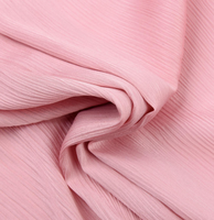 Tissu Crêpe Premium Personnalisé en Polyester Imitant l'Acétate d'Acétone, Tissu Crêpe à Forte Chute pour Robes et Blouses Féminines