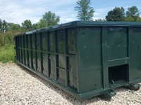 Benne à ordures pour l'élimination des déchets industriels à usage intensif