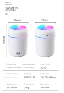 Air Humidifier USB <strong>Small</strong> Portable Desktop Bedroom Car Large Spray Mini Humidifier <strong>Badminton</strong> Humidifier - Product Image 4