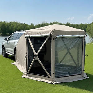 Toldo Portátil de Tela Oxford para Exteriores, Plegable, Conectable, para Puerta Trasera de Coche, Toldo Individual para Camping, para SUV, <span class=keywords><strong>Furgoneta</strong></span>, Tienda de Campaña para Camping - Product Image 2