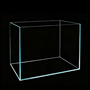 Acuario de Vidrio Ultra Transparente Personalizado - Pecera Pequeña para Peces Dorados con Vidrio Súper Blanco de Bajo Contenido de Hierro - Product Image 4