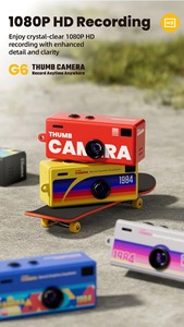 Mini Fotocamera Digitale con Schermo da 0,96 Pollici, Fotocamera Portachiavi Retrò, Supporto Scheda di Memoria, 1080P, Videocamera Ultra Compatta con Flash - Product Image 2