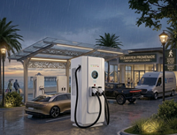 Cargador de Vehículos Eléctricos AI GCG de 120kW GB/T CCS DC con Conectores Dobles, Montaje en Suelo, con OCPP y Certificación CE para Estaciones de Carga de Vehículos Eléctricos