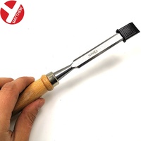 6-38mm Ahşap Saplı Krom Vanadyum Çelik Düz Keski Ahşap İşleme Keski Oyma Aleti Soyma Keski