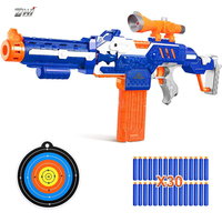 Pistolas de Juguete para Niños con Sonido y Balas de Espuma, Rifle de Francotirador 4 en 1, Pistola de Dardos Eléctrica, Pistola de Largo Alcance