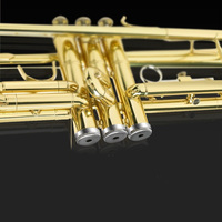 Quality JINBAO TRUMPET Brass Bb Key Gold Lacquer OEM