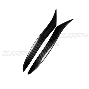 ฝาครอบไฟหน้ารถยนต์คาร์บอนไฟเบอร์แท้ 1 คู่ สำหรับ Mazda RX8 ปี 2009 2010 2011 2012 อุปกรณ์ตกแต่งรถยนต์ - Product Image 2