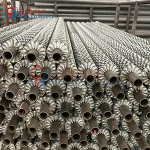 Tubo di raffreddamento del tubo dell'acciaio inossidabile dell'aletta a spirale di alluminio per lo scambiatore di calore