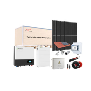 <span class=keywords><strong>Growatt</strong></span> ระบบพลังงานแสงอาทิตย์ไฮบริด5KW + 10kWh ระบบเก็บพลังงานแผง440W สีดำทั้งหมด - Product Image 2