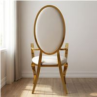 Chaise de salon moderne, légère, durable et confortable en acier inoxydable pour la maison, le bureau, l'appartement, l'hôtel, la salle à manger